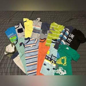 14 short sleeve 4T tops.